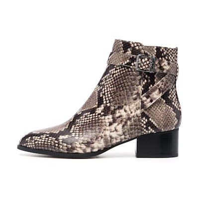 (W) MICHAEL KORS Ankle Boot 'Black Python Print'