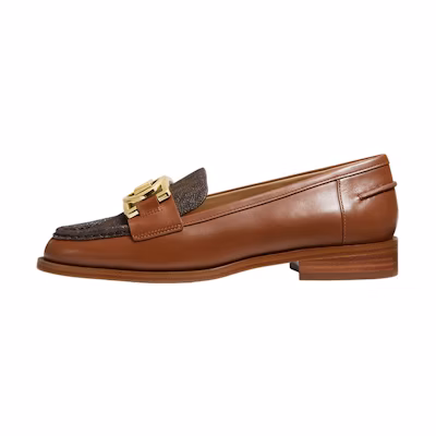 (W) MICHAEL KORS April Loafer 'Monogram Brown'