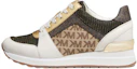 Buy (W) MICHAEL KORS Billie 'Cuero Blanco Marrón' 43R1BIFS4D