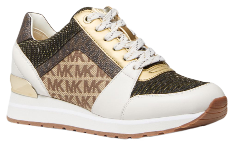 Order (W) MICHAEL KORS Billie 'Cuero Blanco Marrón' 43R1BIFS4D