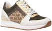 Order (W) MICHAEL KORS Billie 'Kulit Putih Coklat' 43R1BIFS4D