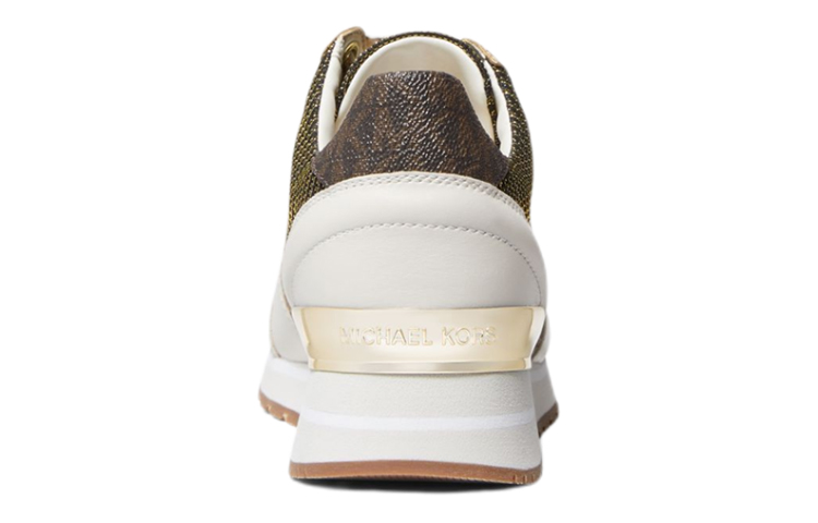 Shop (W) MICHAEL KORS Billie 'Cuero Blanco Marrón' 43R1BIFS4D