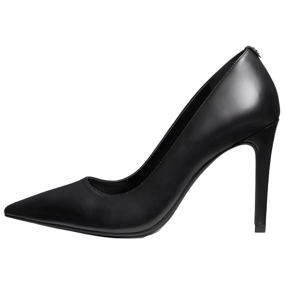 (Women) Michael Kors Black Pointed Toe Leather Stiletto Heels 9.5cm 40R4HNHP1L0001
