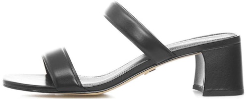 (Women) MICHAEL KORS Block Heel Square Toe Slide 'Black Fashion' 40S3JLMSL31001 (Women) MICHAEL KORS Block Heel Square Toe Slide 'Black Fashion' 40S3JLMSL31001
