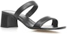 (W) MICHAEL KORS Tumit Blok Jari Kaki Petak Slide 'Fesyen Hitam' 40S3JLMSL31001