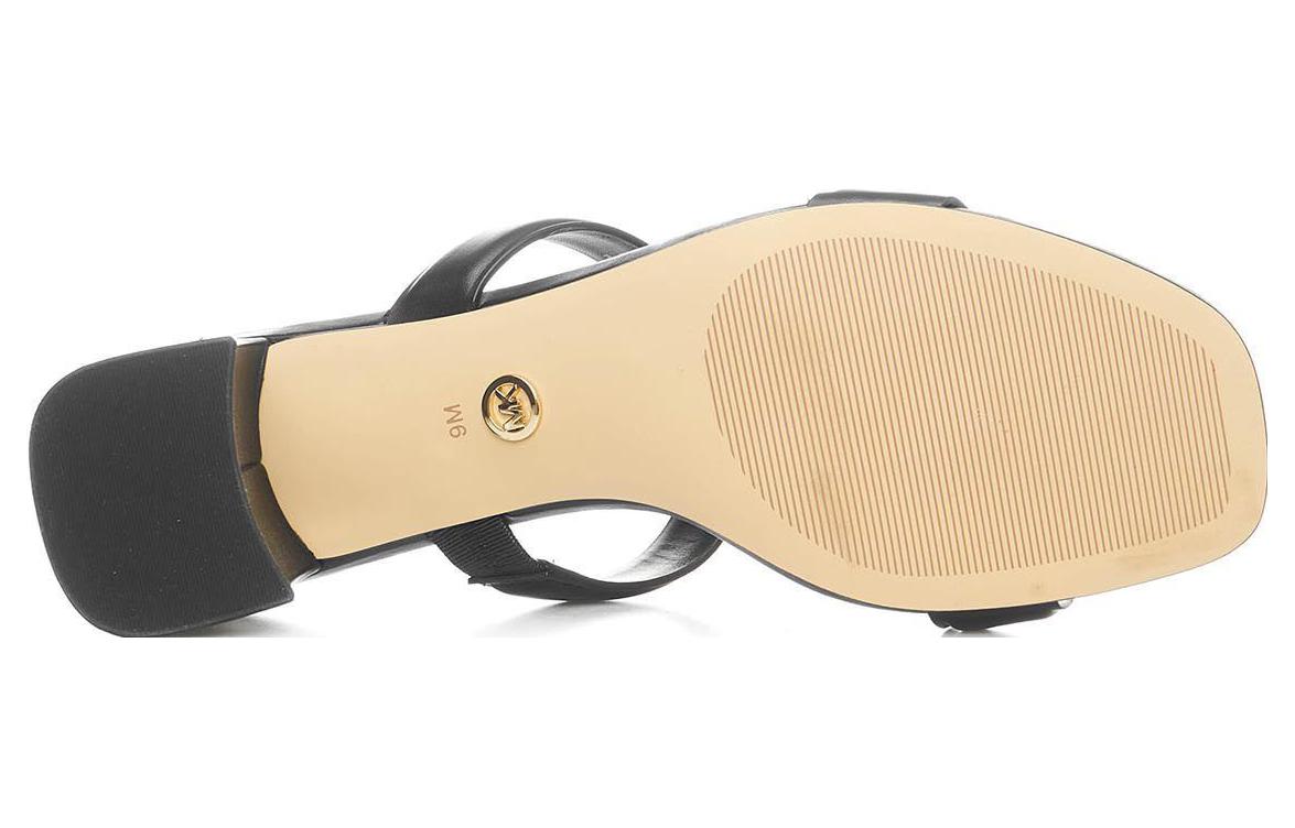 Lookbook (W) マイケルコース ブロックヒール スクエアトゥ スライド (黒) 40S3JLMSL31001