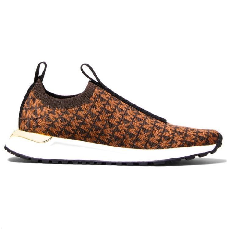 (W) MICHAEL KORS Bodie Slip-On 'Logo Jacquard Black Brown' 圖 2