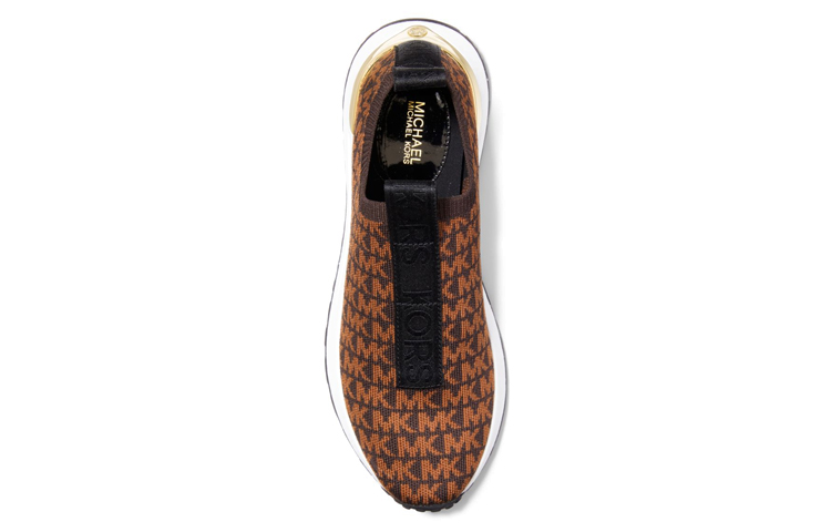 (W) MICHAEL KORS Bodie Slip-On 'Logo Jacquard Black Brown' 圖 4