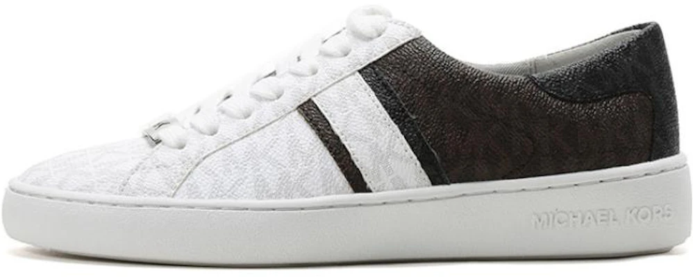 (Women) Michael Kors Brown/White PVC Fashion Sneakers 43R9KTFS1B-BRWH-BLK-BRN Buy (Women) Michael Kors Brown/White PVC Fashion Sneakers 43R9KTFS1B-BRWH-BLK-BRN