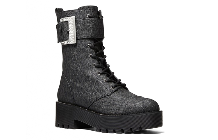 (W) MICHAEL KORS Bryce Boot 'Black Logo' 圖 3