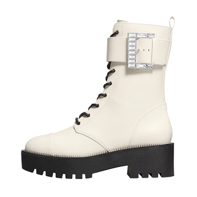 (W) MICHAEL KORS Bryce Bootie 'Milk White'