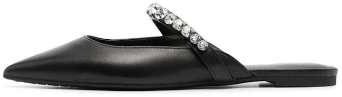 (Women) MICHAEL KORS Calf Leather Flat Fashion Sandal 'Black' 40S3JSFP1L001 (Women) MICHAEL KORS Calf Leather Flat Fashion Sandal 'Black' 40S3JSFP1L001