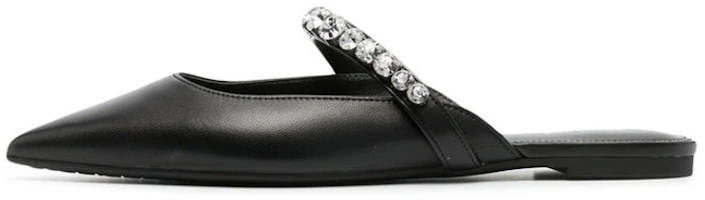 (Women) MICHAEL KORS Calf Leather Flat Fashion Sandal 'Black' 40S3JSFP1L001 (Women) MICHAEL KORS Calf Leather Flat Fashion Sandal 'Black' 40S3JSFP1L001