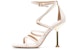 (W) MICHAEL KORS Kulit Anak Lembu Stiletto Buckle Slide 'Putih' 40S3IMHS1L289