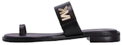 Buy (W) MICHAEL KORS Sandal Kulit Sapi Hitam Round Toe Fashion 40S3JLFAAL001