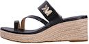 Buy (W) MICHAEL KORS Calfskin Wedge Slide 'Fesyen Hitam' 40S3JLMSAL001