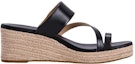 Order (W) MICHAEL KORS Calfskin Wedge Slide 'Fesyen Hitam' 40S3JLMSAL001