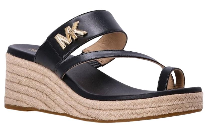 Lookbook (W) MICHAEL KORS Sandalia de Cuña Piel de Ternera 'Moda Negra' 40S3JLMSAL001