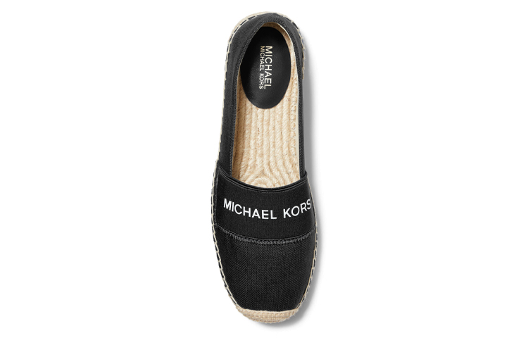 Shop (W) MICHAEL KORS Alpargatas de Lona 'Negro' 40S9VIFP1D001
