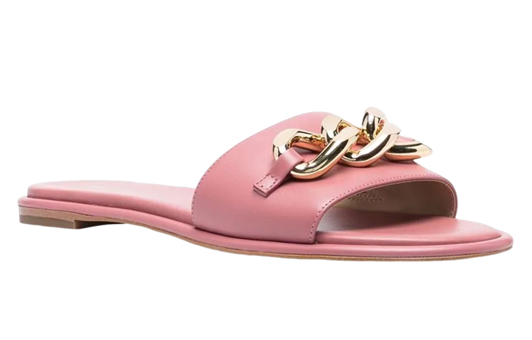 Order (W) 迈克高仕 粉色链条穆勒凉鞋 40S2SCFA3L622