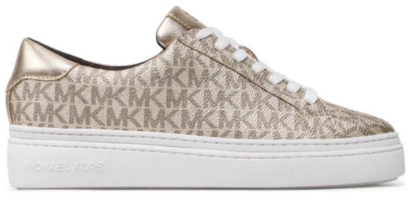 MICHAEL KORS Chapman 時尚金屬徽標板鞋 女款 金色 Order MICHAEL KORS Chapman 時尚金屬徽標板鞋 女款 金色