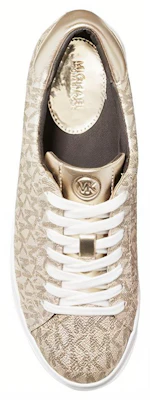 MICHAEL KORS Chapman 時尚金屬徽標板鞋 女款 金色 Purchase MICHAEL KORS Chapman 時尚金屬徽標板鞋 女款 金色