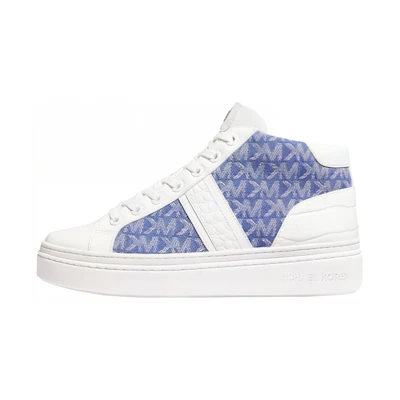 (W) MICHAEL KORS Chapman Lace-Up 'Pure White and Denim Blue'