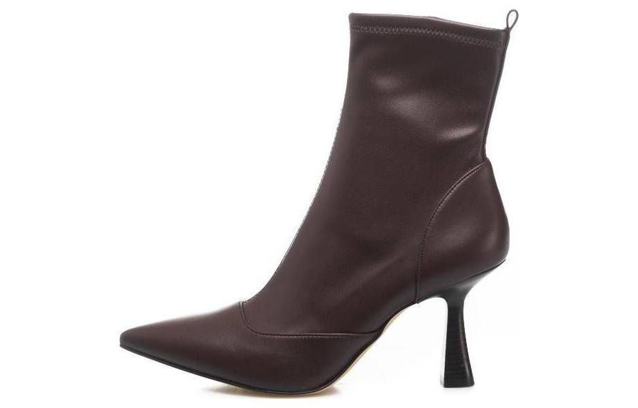 (Women) MICHAEL KORS Clara Bootie 'Brown' 40F3CLME5L251