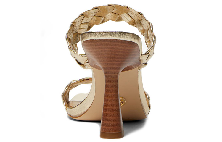(W) MICHAEL KORS Clara High Heel Sandal 'Gold Weave' 圖 4