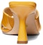 Lookbook (W) MICHAEL KORS Clara Kulit Tumit Tinggi Terbuka 'Kuning' 40F3CLMS1L7676