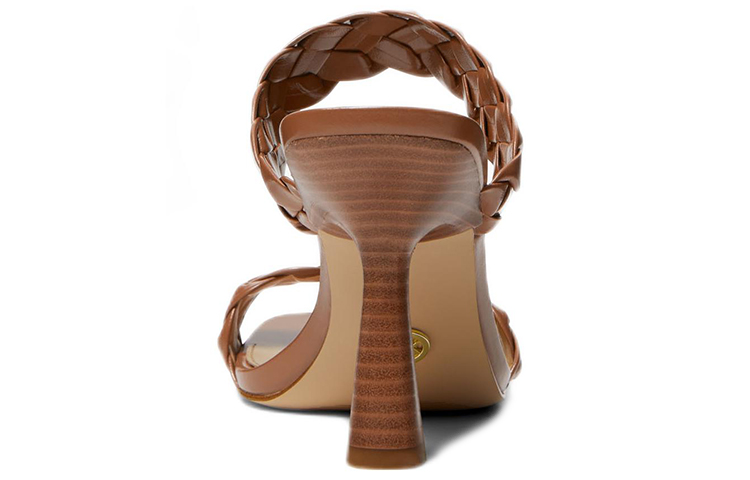 (W) MICHAEL KORS Clara Woven High-Heel Sandal 'Brown' 圖 4