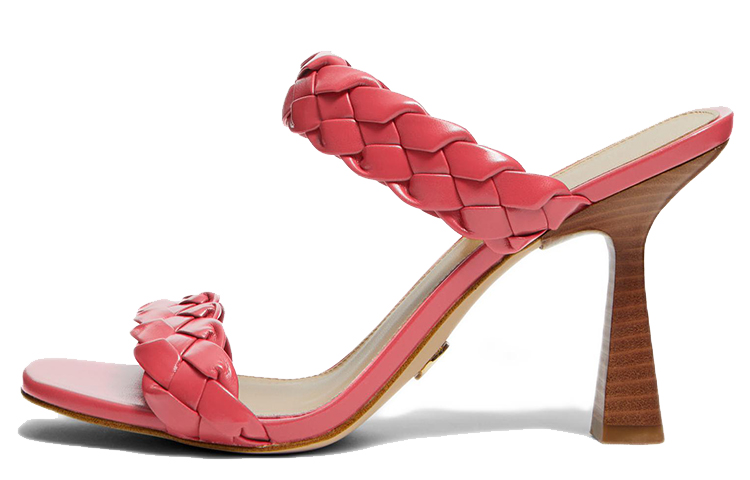 (Women) MICHAEL KORS Clara Woven High Heel Sandal 'Red' 40T2CLHA2L649