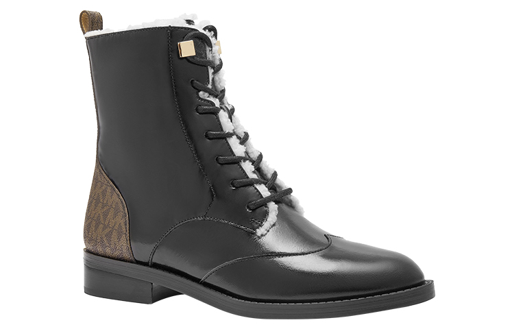 (W) MICHAEL KORS Colorblock Casual Boot 'Black Brown' 圖 3