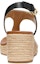Lookbook (W) Sandal Tenun Santai MICHAEL KORS 'Hitam' 40T0LAMS2L0001