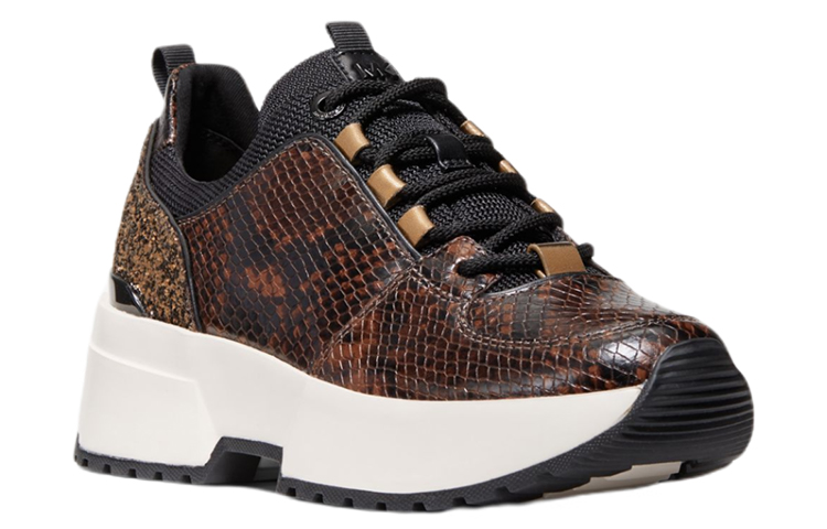 (W) MICHAEL KORS Cosmo 'Snake Embossed Brown' 圖 2
