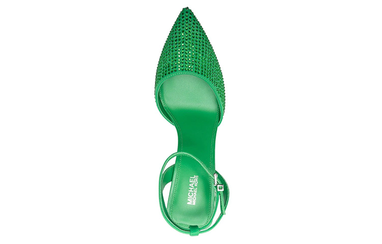 Lookbook (W) MICHAEL KORS Tacón de Aguja Verde con Hebilla y Cristales Decorativos 40R3IMHP1D322