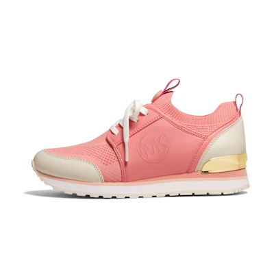 (W) MICHAEL KORS Dash 'Light Pink Knit and Faux Leather'