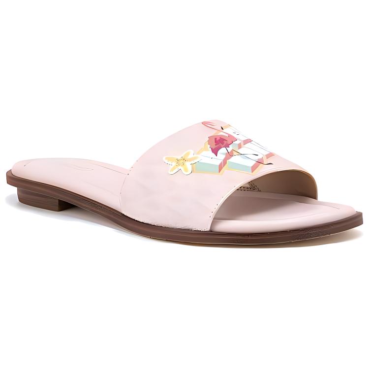 (W) MICHAEL KORS Deanna Slide 'Light Pink Monogram' 圖 2