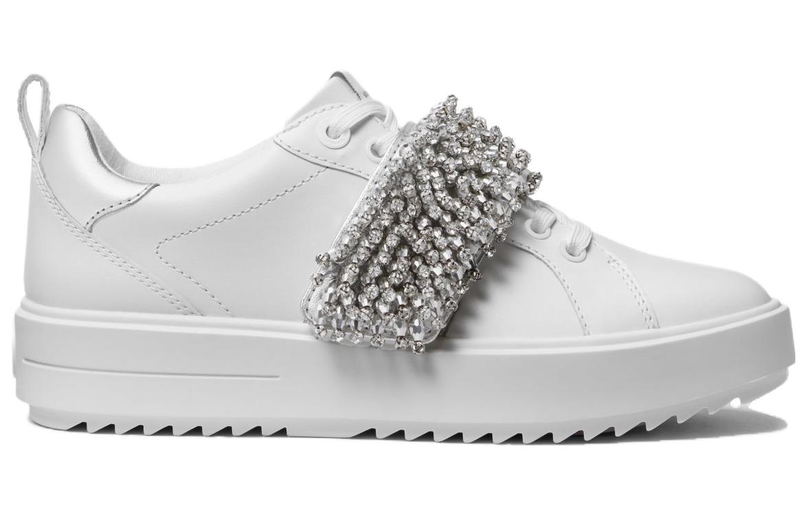 (W) MICHAEL KORS Emmet Low 'White Leather' 圖 2