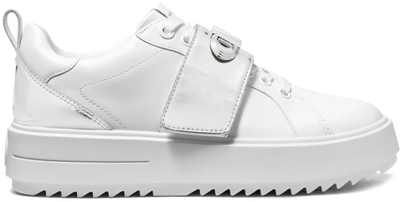 (W) MICHAEL KORS Emmett Sepatu Kulit Tali Putih Rendah 'Gaya Fashion' 43F2EMFS2L085 Order (W) MICHAEL KORS Emmett Sepatu Kulit Tali Putih Rendah 'Gaya Fashion' 43F2EMFS2L085
