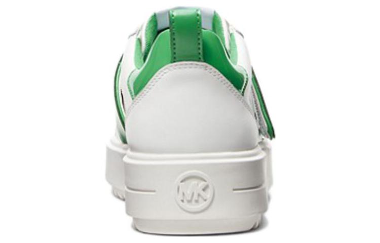 (W) MICHAEL KORS Emmett Leather Low-Top 'White Green' 圖 3