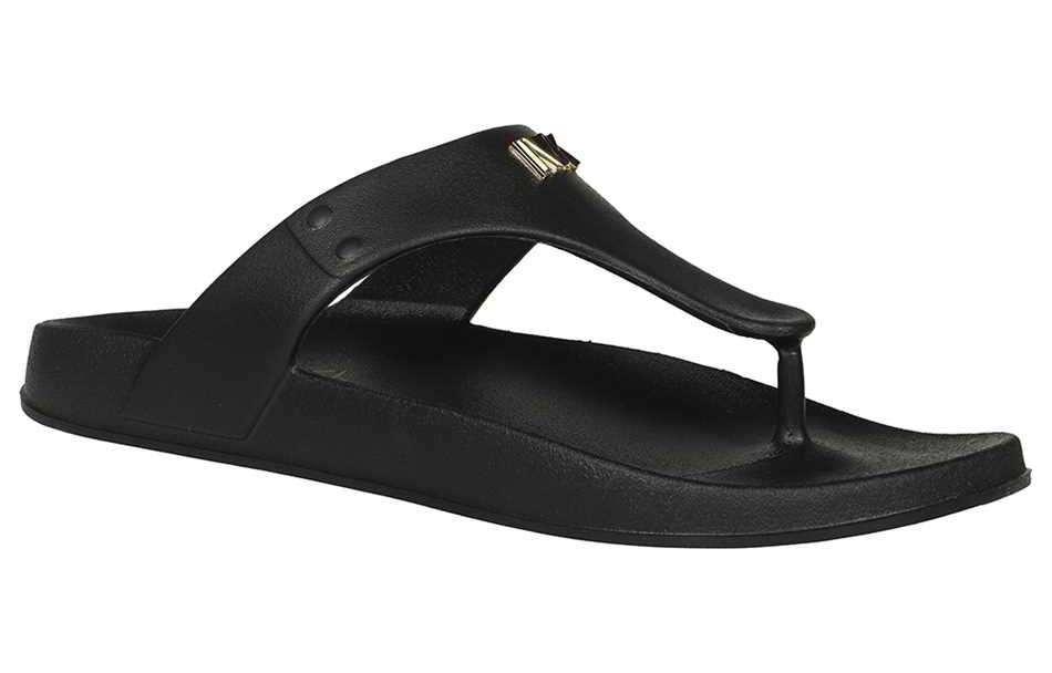 (W) MICHAEL KORS Eva 'Black CMFT Fashion Thong Slippers' 圖 4