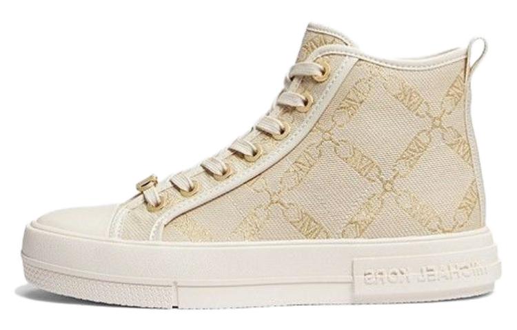 (Women) MICHAEL KORS Evy High-Top 'Beige Gold' 43S3EYFE6Y0388