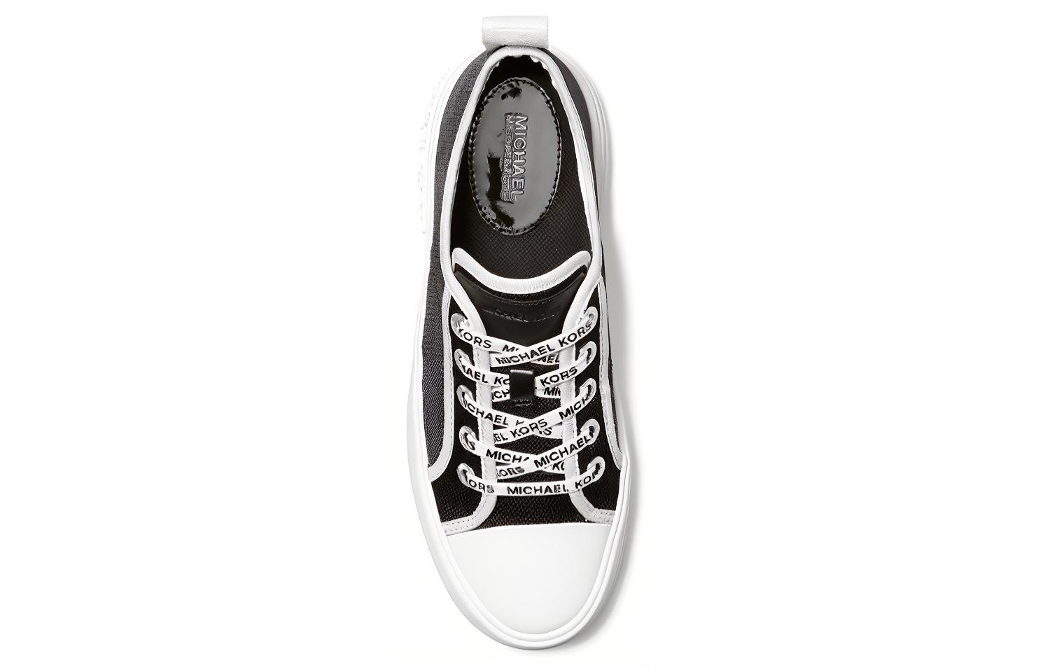 (W) MICHAEL KORS Evy Low-Top 'Black and White' 圖 4
