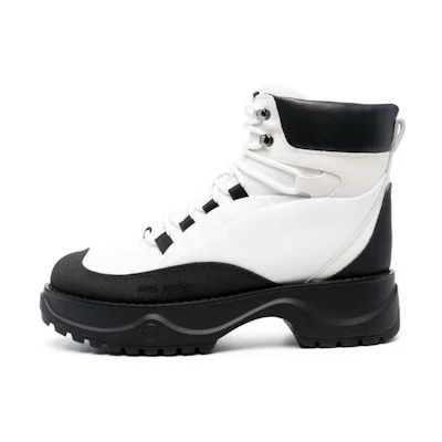 (W) MICHAEL KORS Fabric Ankle Boots 'Black and White CMFT'