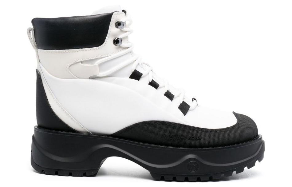 (W) MICHAEL KORS Fabric Ankle Boots 'Black and White CMFT' 圖 2