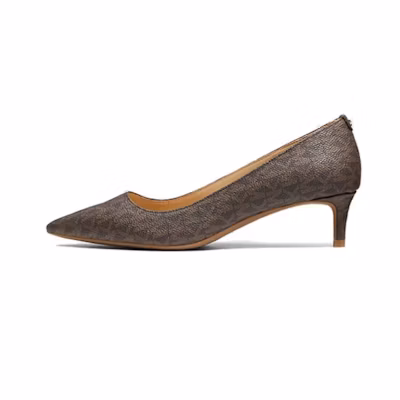 (W) MICHAEL KORS Fabric High Heels 'CMFT Casual Brown'