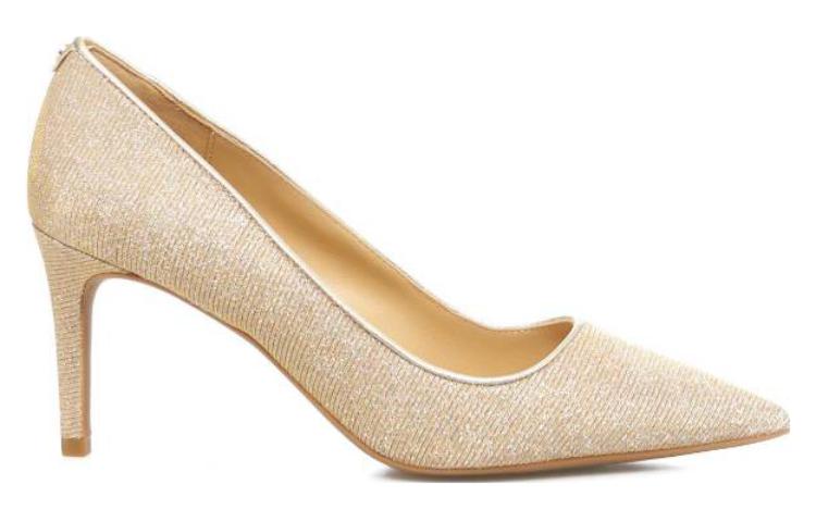 Order MICHAEL KORS 麥克高仕 織物 簡約時尚 細跟 高跟鞋 7.5cm 女款 金色