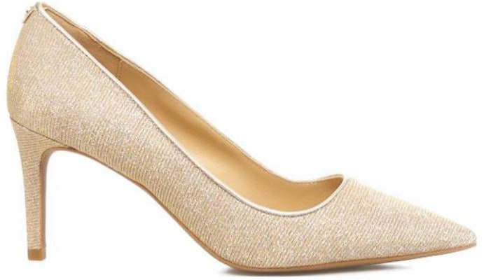 (W) MICHAEL KORS Kasut Tumit Tinggi Kain 'Sleek Gold' 40F3ALMP4D260 Order (W) MICHAEL KORS Kasut Tumit Tinggi Kain 'Sleek Gold' 40F3ALMP4D260