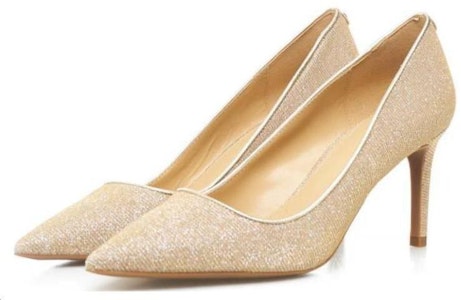 (W) MICHAEL KORS Tacones Altos de Tela 'Sleek Gold' 40F3ALMP4D260 Lookbook (W) MICHAEL KORS Tacones Altos de Tela 'Sleek Gold' 40F3ALMP4D260